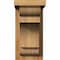 Ekena Millwork New Brighton Rough Sawn Corbel w/Backplate, Western Red Cedar, 6"W x 12"D x 12"H COR06X12X12NEB01RWR - alternate 2